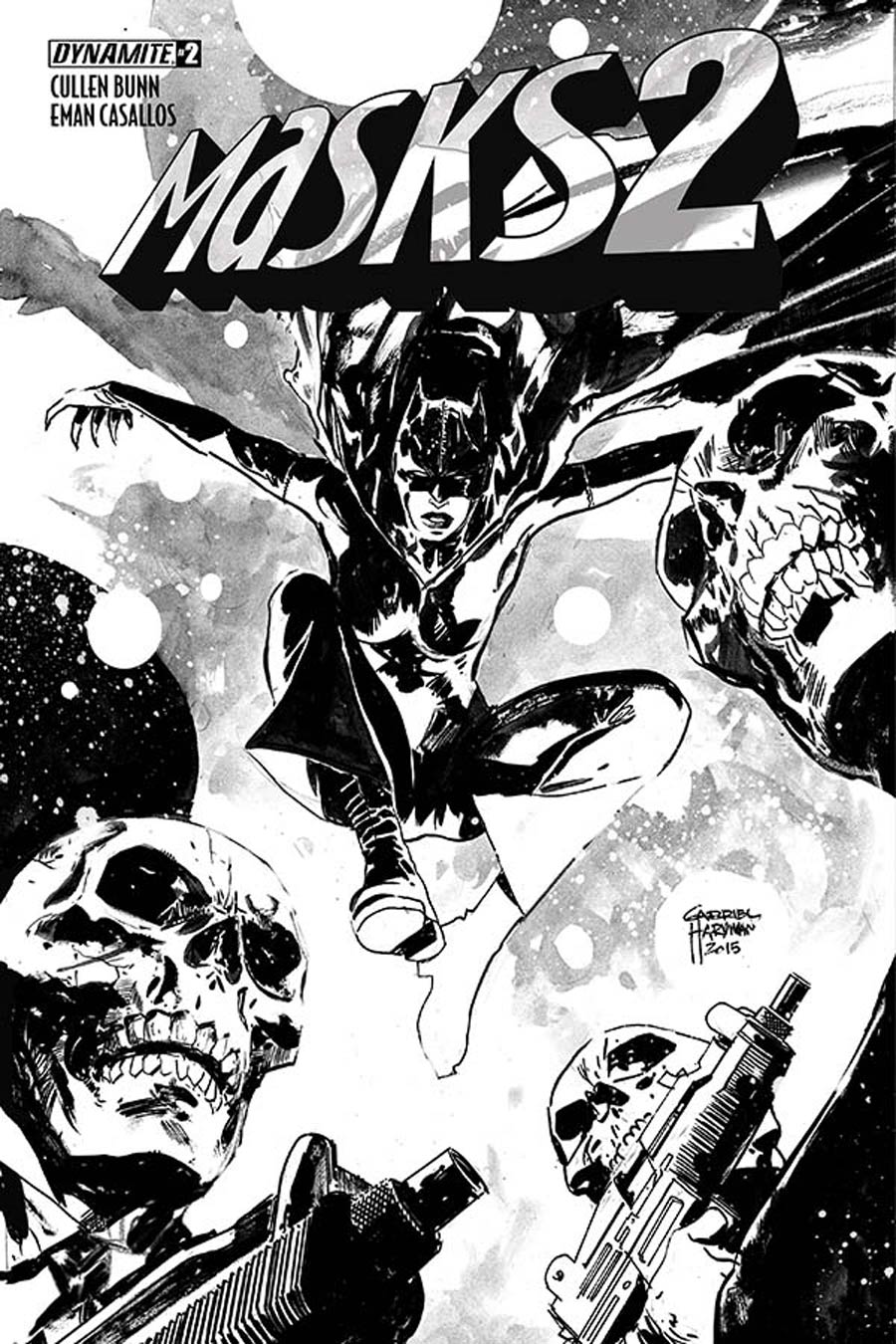 Masks 2 #2 Cover G Incentive Gabriel Hardman Black & White Cover