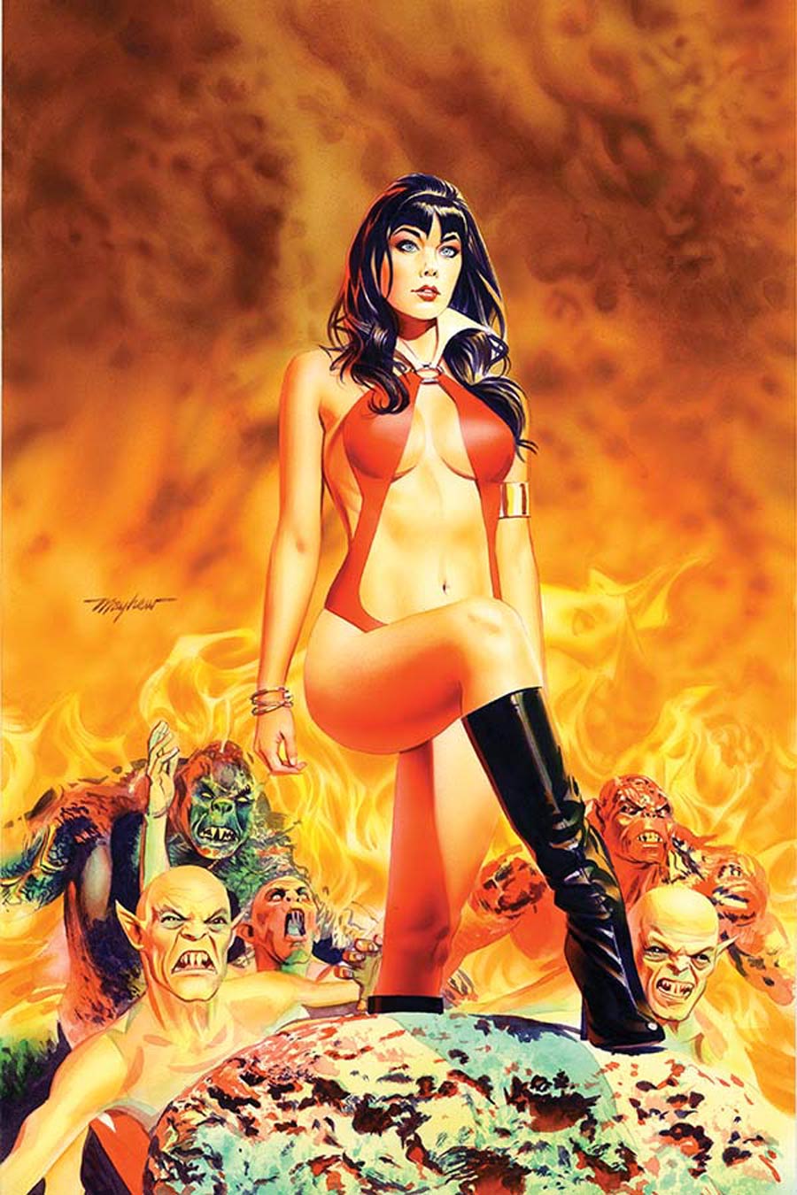 Vampirella Vol 5 #12 Cover D Incentive Mike Mayhew Virgin Cover