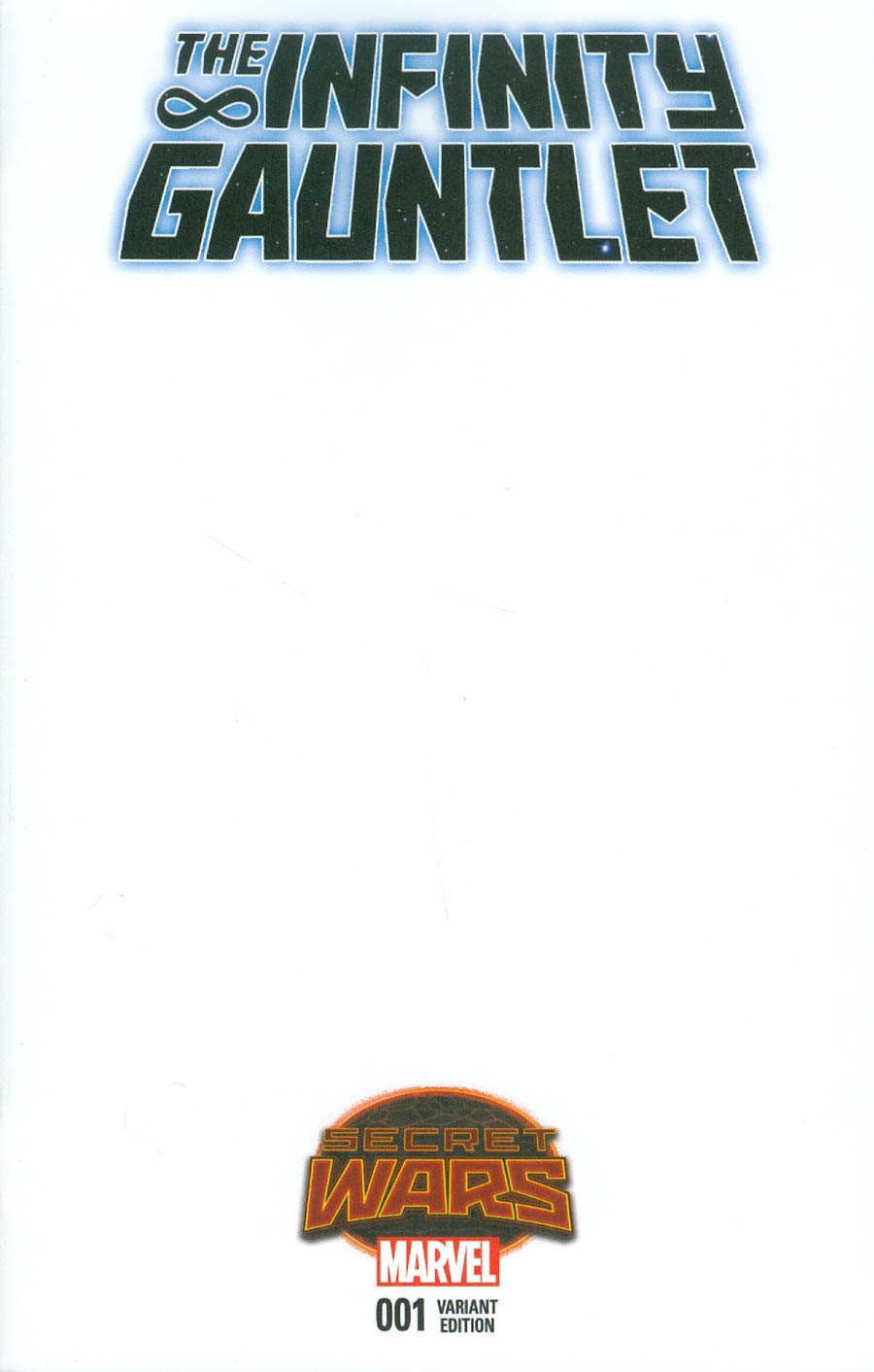 Infinity Gauntlet Vol 2 #1 Cover C Variant Blank Cover (Secret Wars Warzones Tie-In)