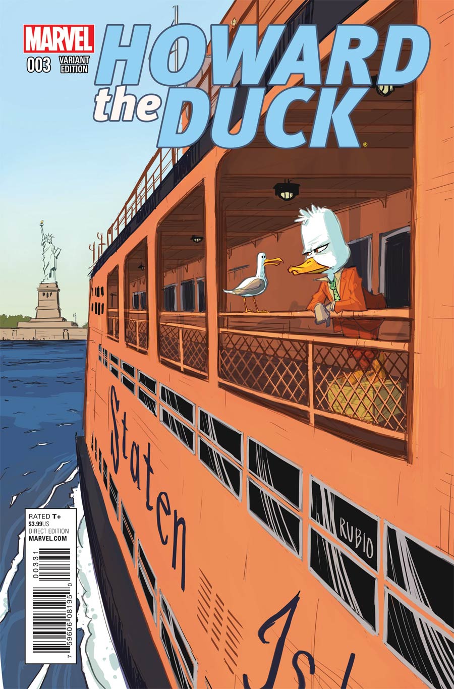 Howard The Duck Vol 4 #3 Cover B Variant NYC Cover