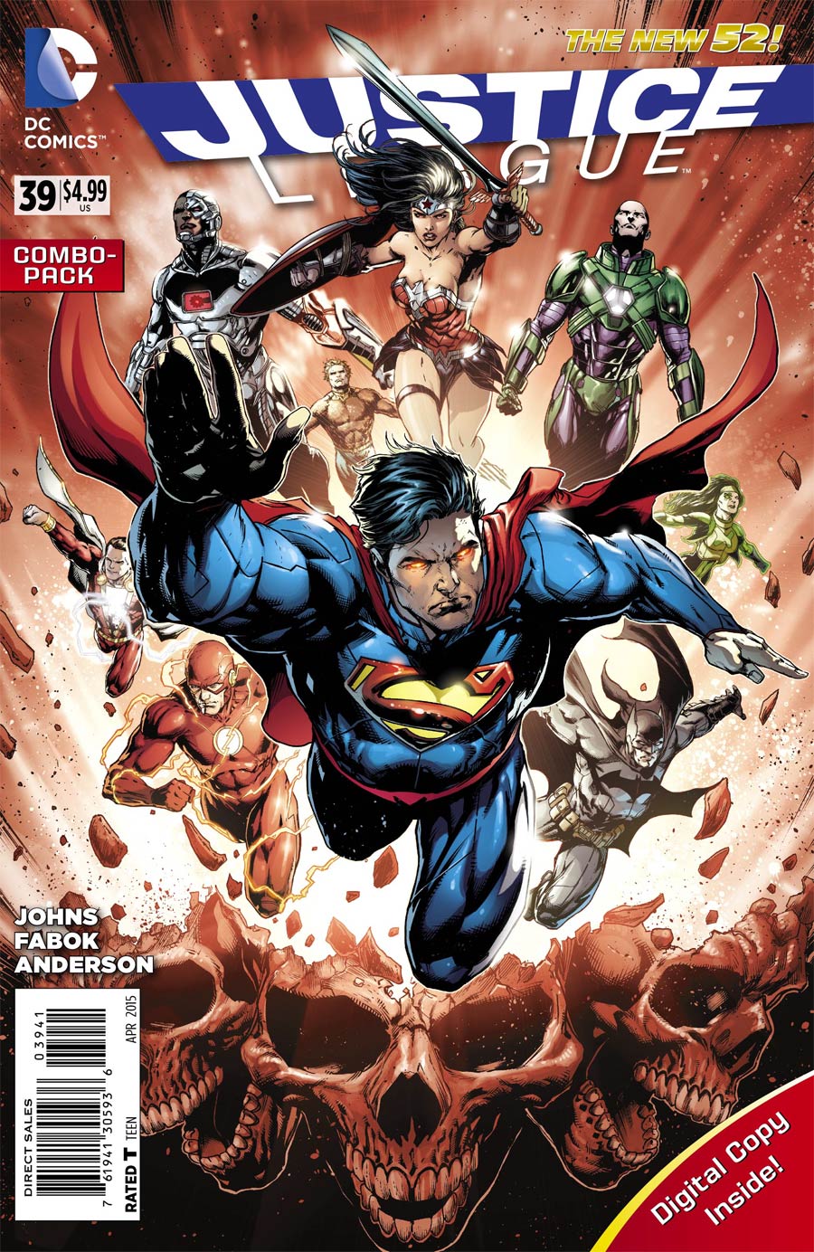Justice League Vol 2 #39 Cover D Combo Pack Without Polybag
