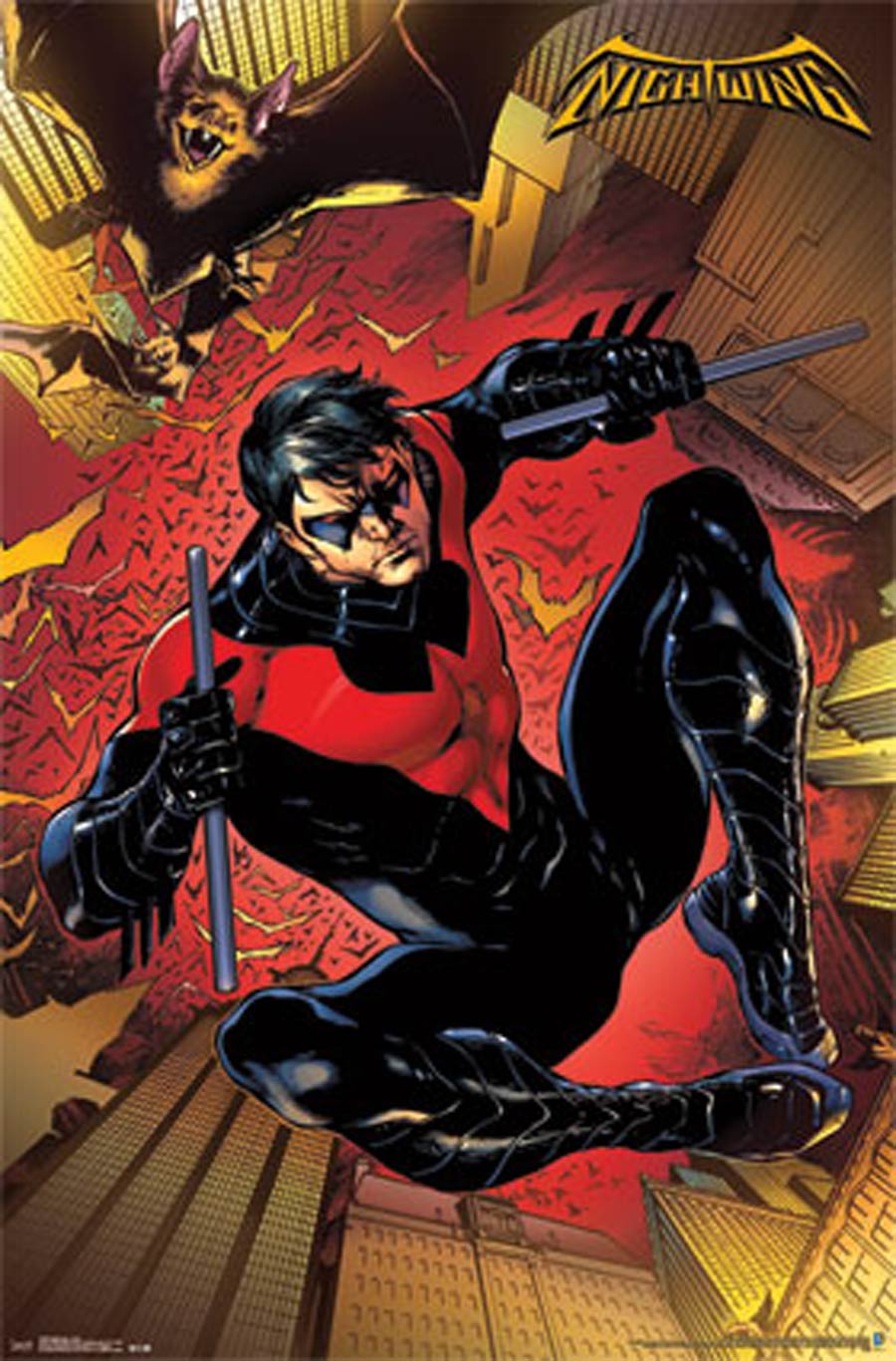 Nightwing Jump Poster