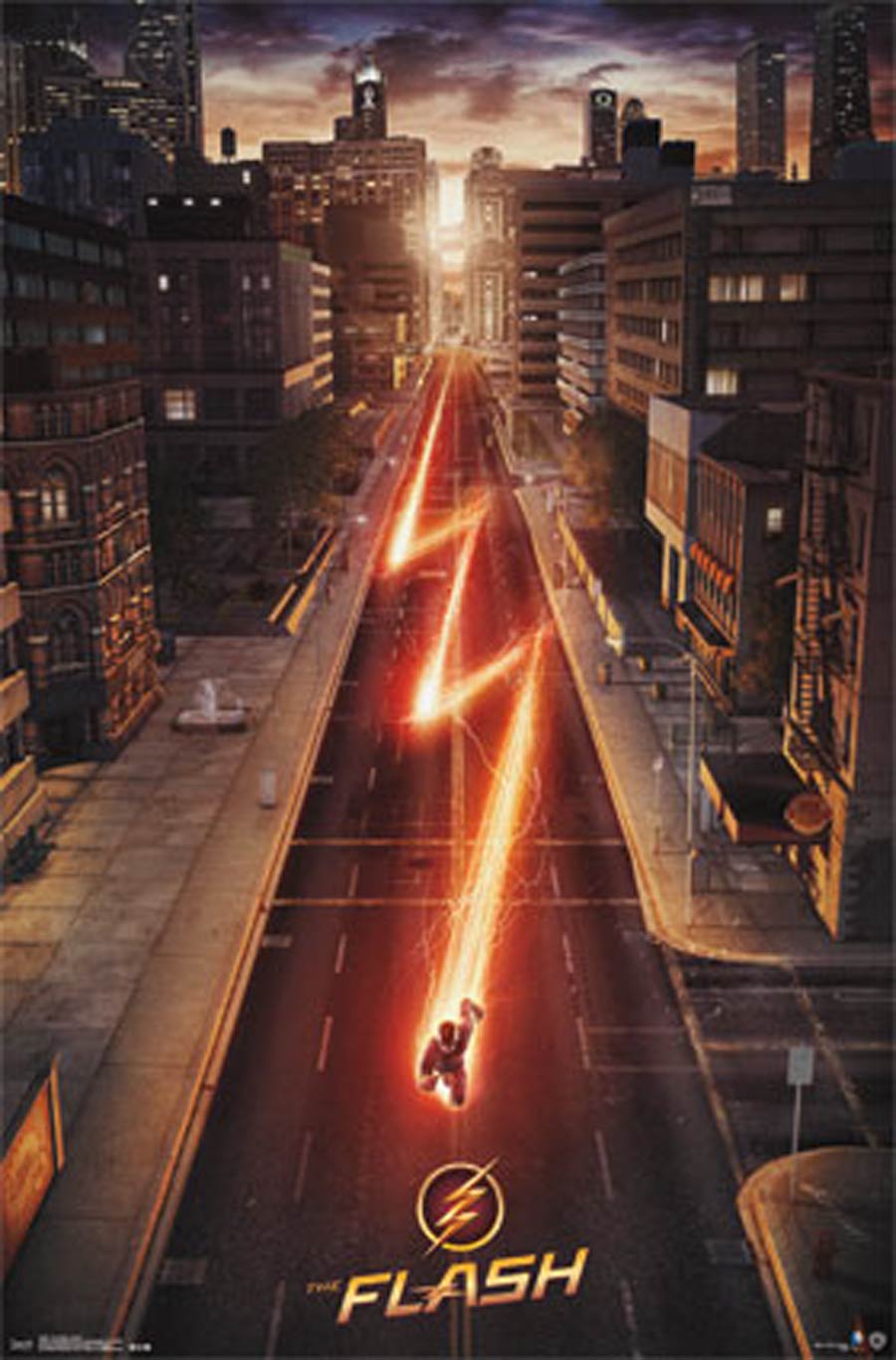 Flash TV Street Poster