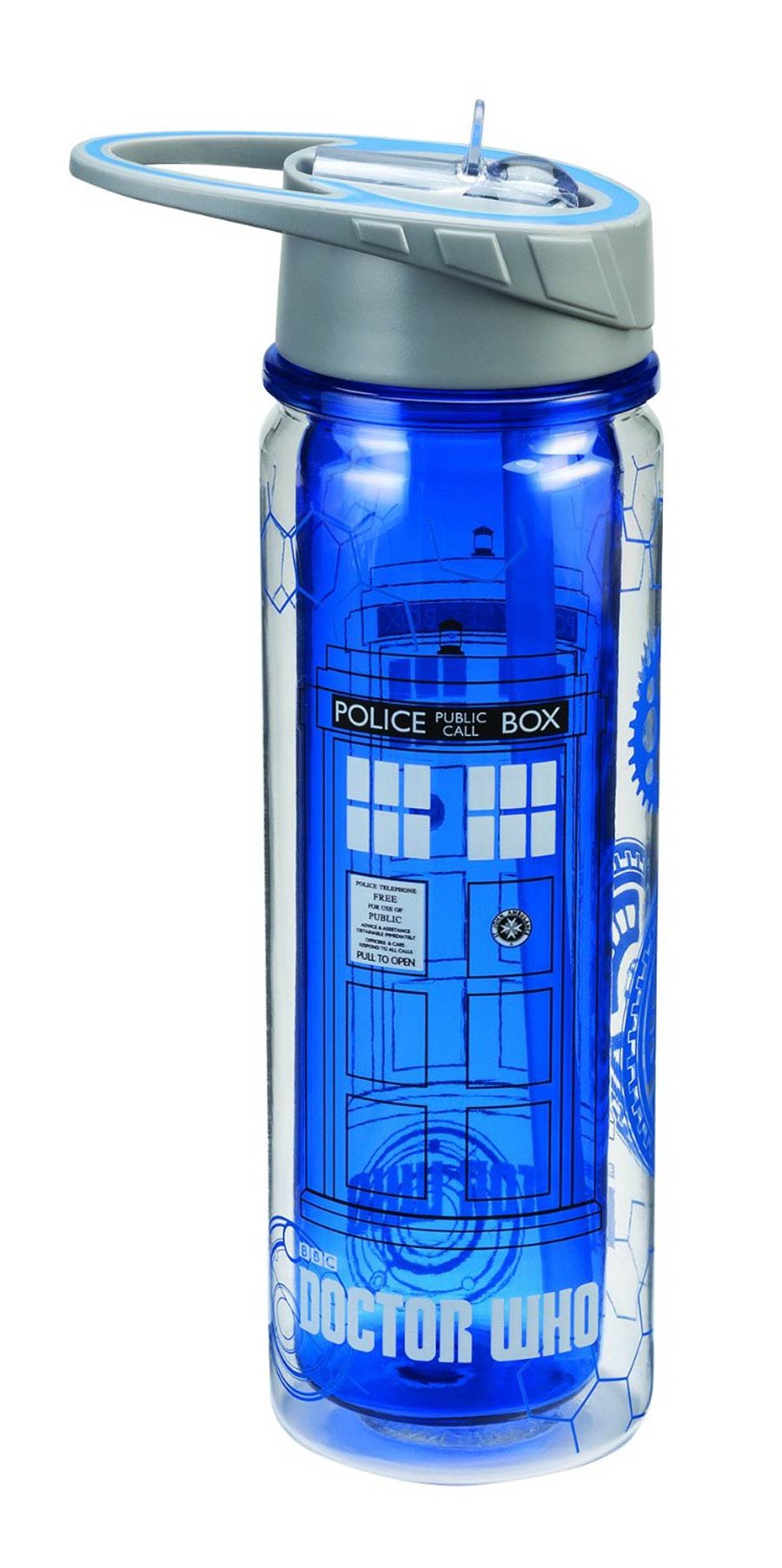 Doctor Who 18-Ounce Tritan Water Bottle - TARDIS
