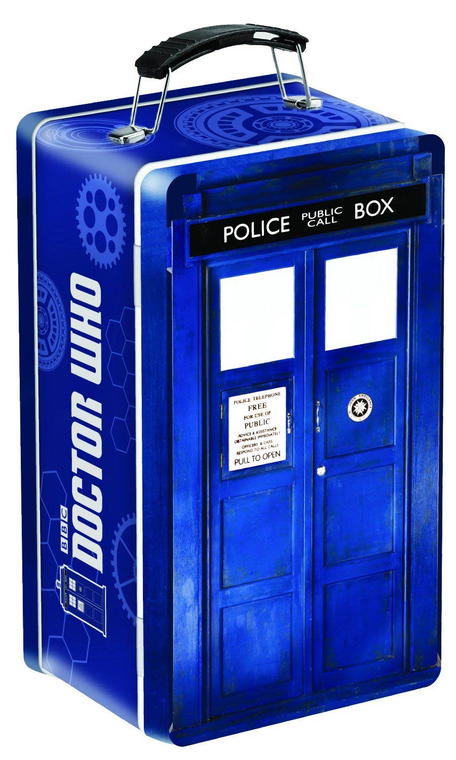 Doctor Who Tin Tote - TARDIS Shaped
