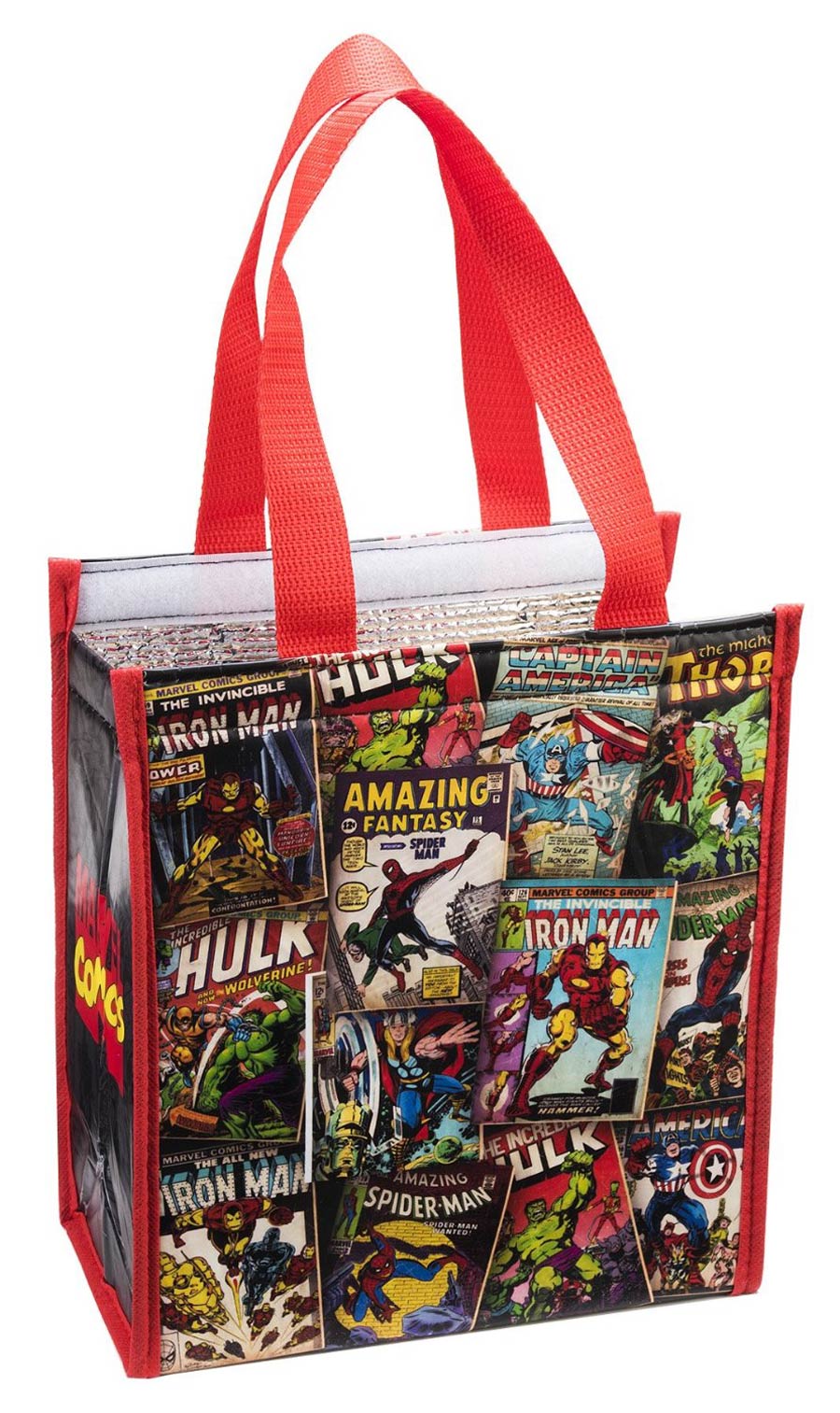 Marvel Comics Insulated Shopper Tote - Comic Collage