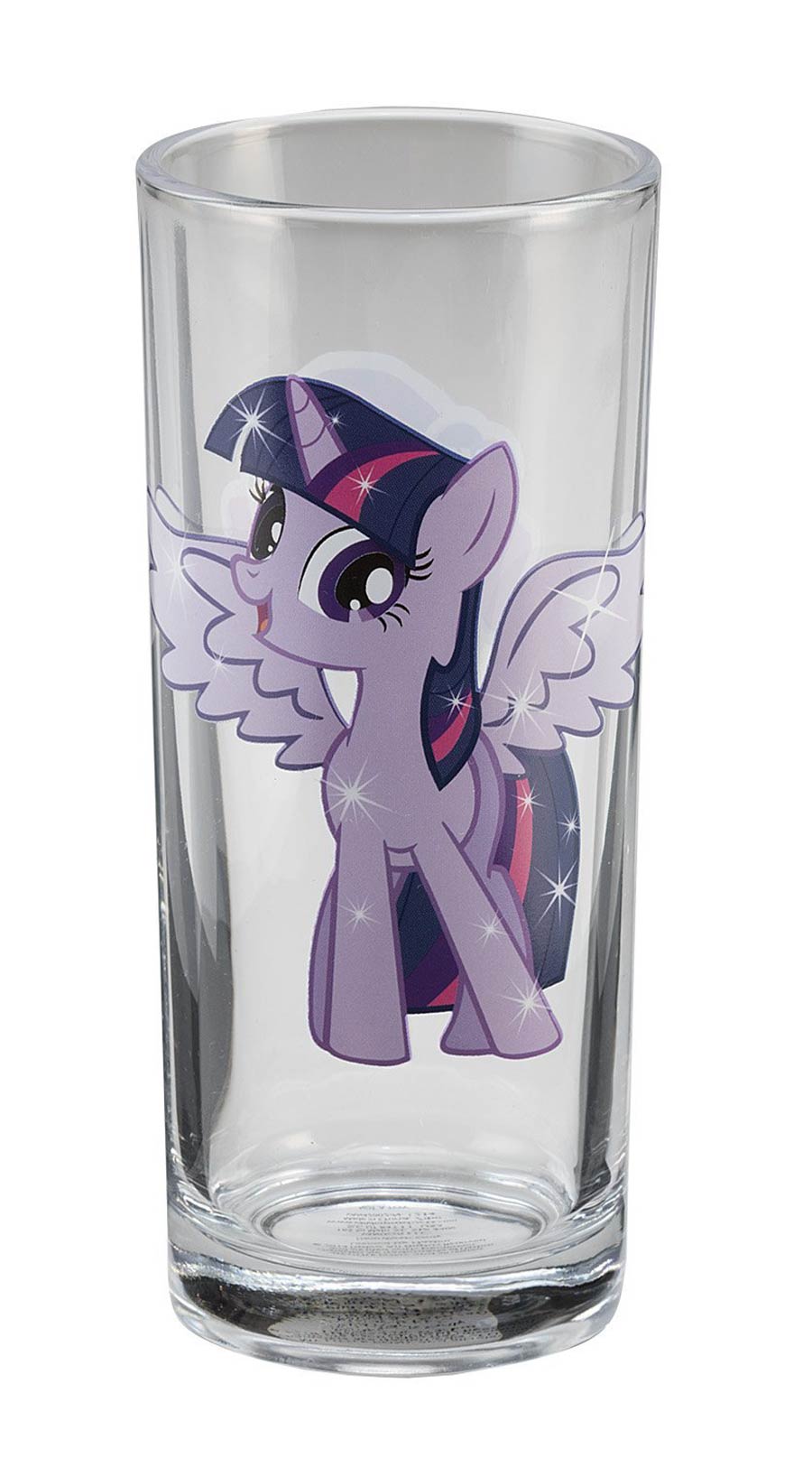My Little Pony 10-Ounce Glass Set Of 4 - Rainbow Dash Pinkie Pie Applejack Twilight Sparkle