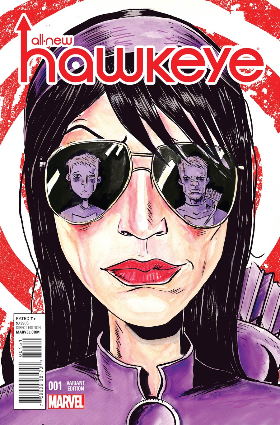 All-New Hawkeye #1 Cover E Incentive Jeff Lemire Variant Cover