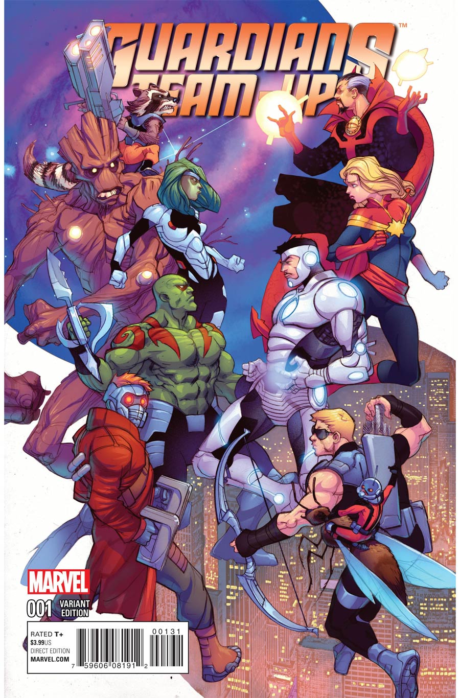 Guardians Team-Up #1 Cover C Incentive Pasqual Ferry Variant Cover