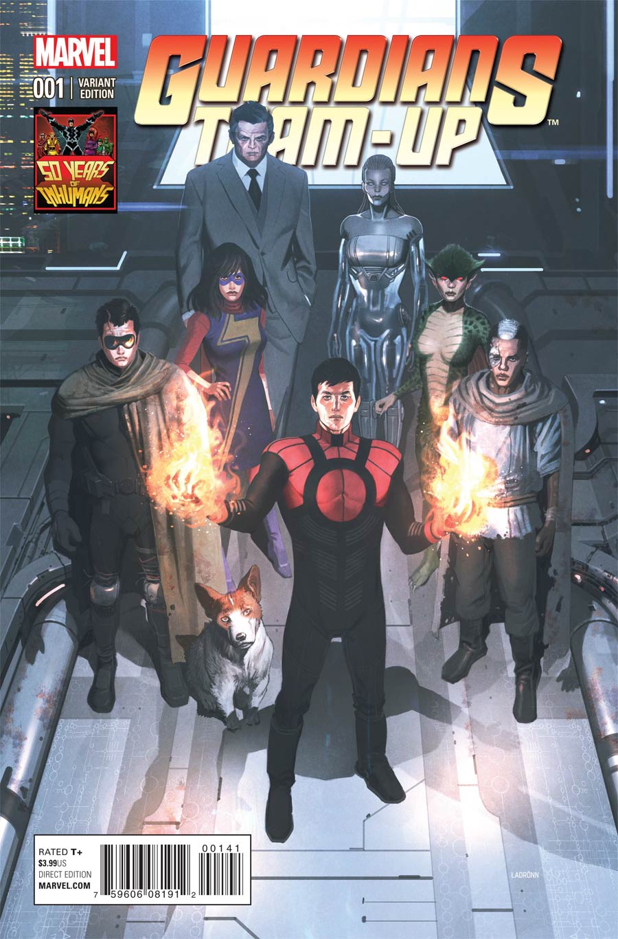 Guardians Team-Up #1 Cover D Incentive Inhumans 50th Anniversary Variant Cover