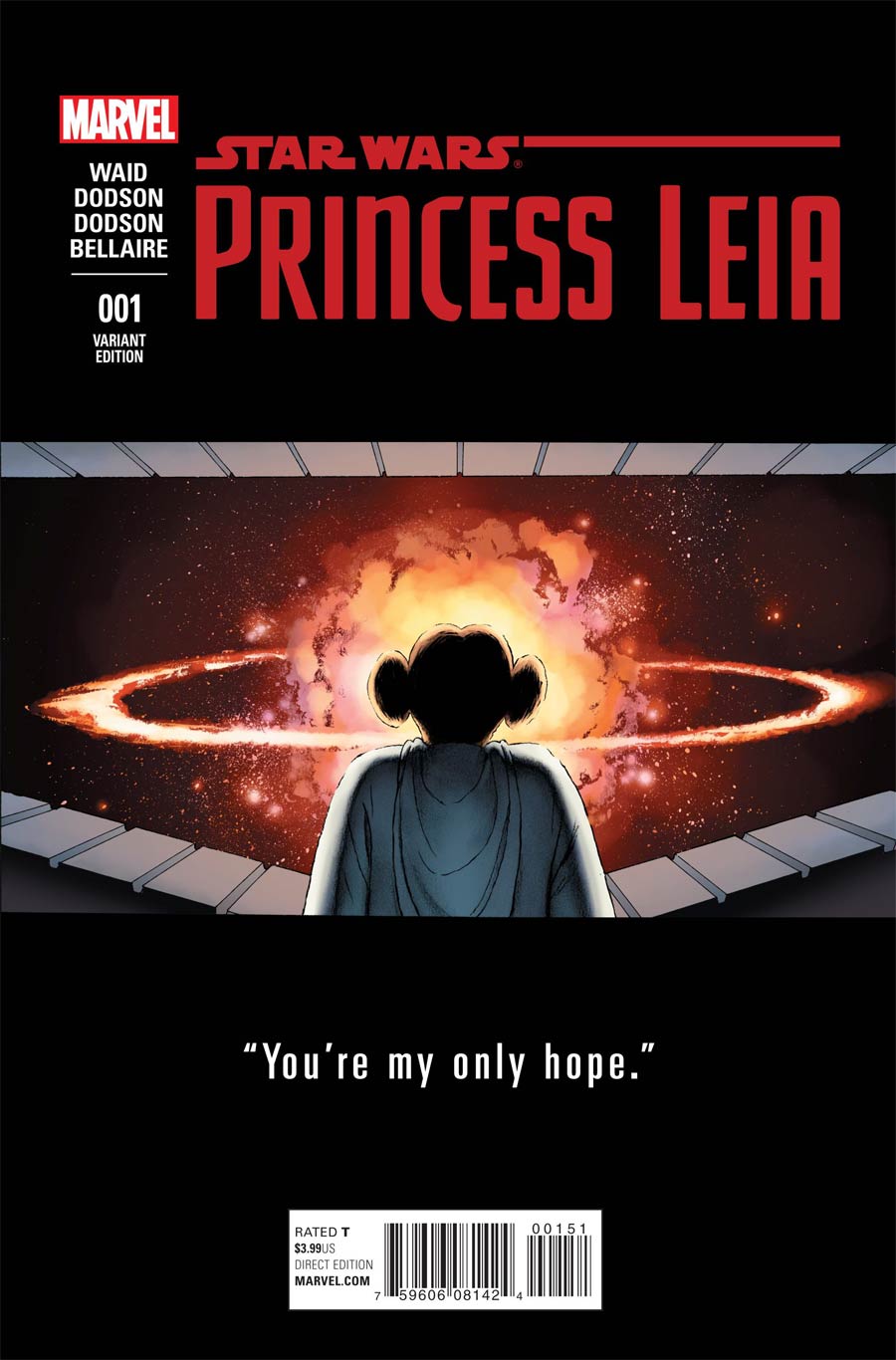 Princess Leia #1 Cover K Incentive John Cassaday Teaser Variant Cover