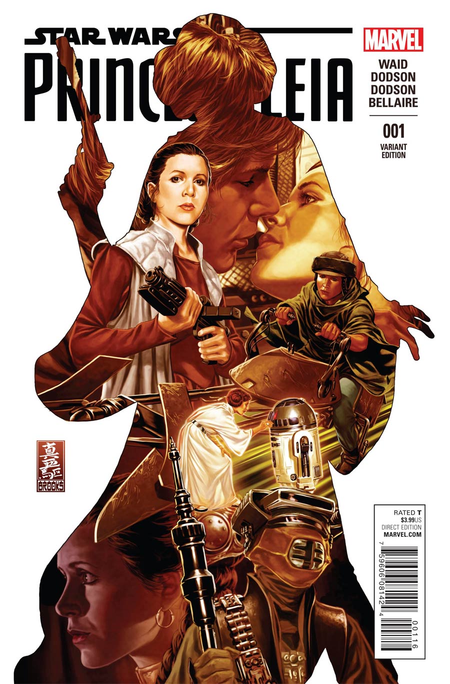 Princess Leia #1 Cover N Incentive Mark Brooks Variant Cover