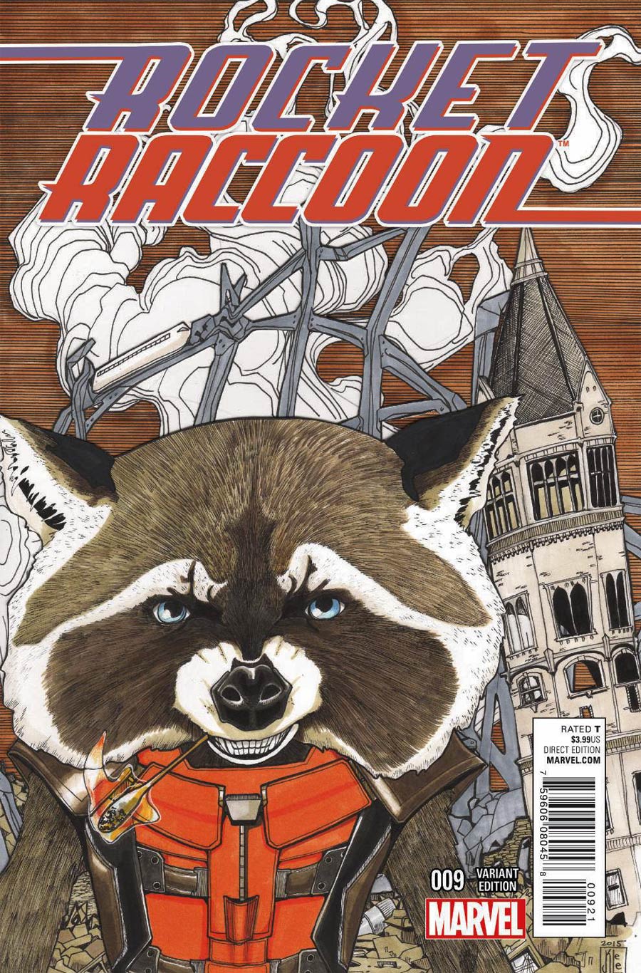 Rocket Raccoon Vol 2 #9 Cover B Variant Women Of Marvel Cover