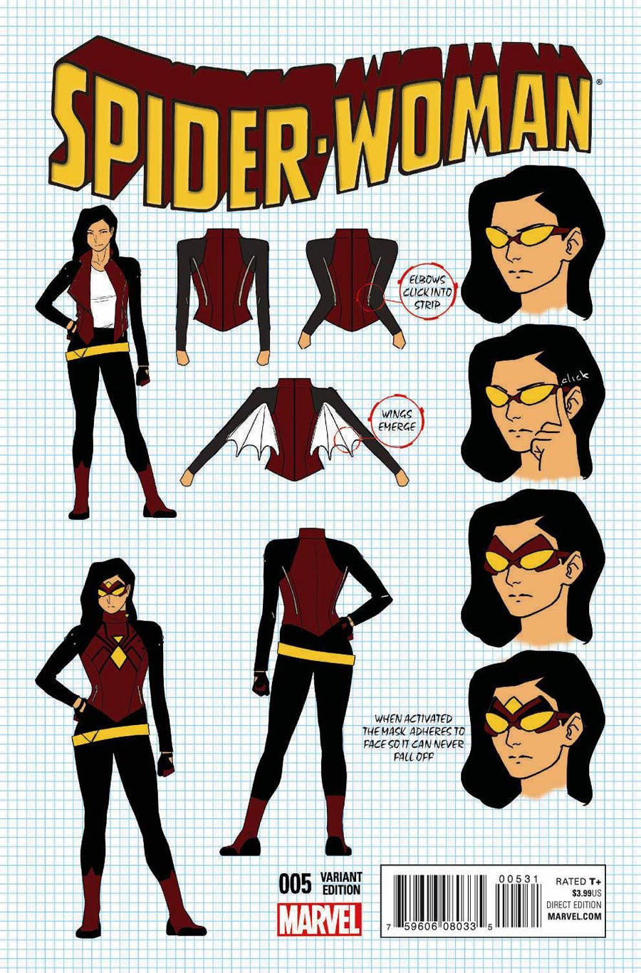 Spider-Woman Vol 5 #5 Cover B Incentive Kris Anka Design Variant Cover