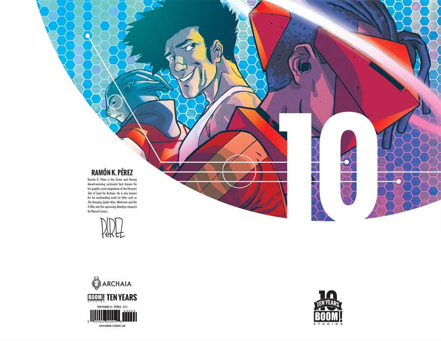 Halogen #1 Cover B Incentive Ramon K Perez BOOM 10 Years Anniversary Virgin Variant Cover