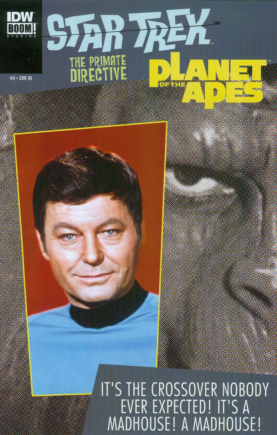 Star Trek Planet Of The Apes #3 Cover C Incentive Gold Key-Style Photo Variant Cover