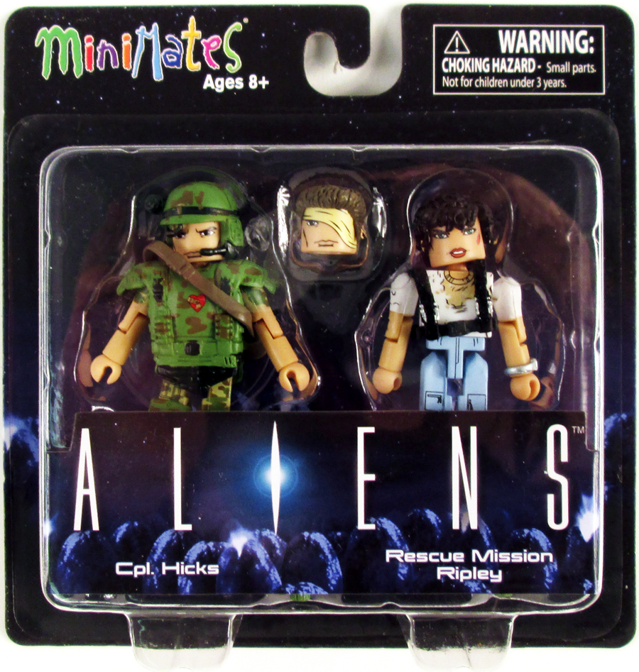 Aliens Minimates Series 1 Wounded Corporal Hicks & Ripley 2-Pack