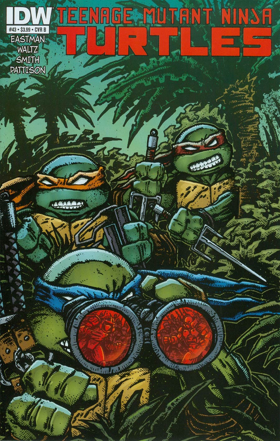 Teenage Mutant Ninja Turtles Vol 5 #43 Cover B Regular Kevin Eastman Cover
