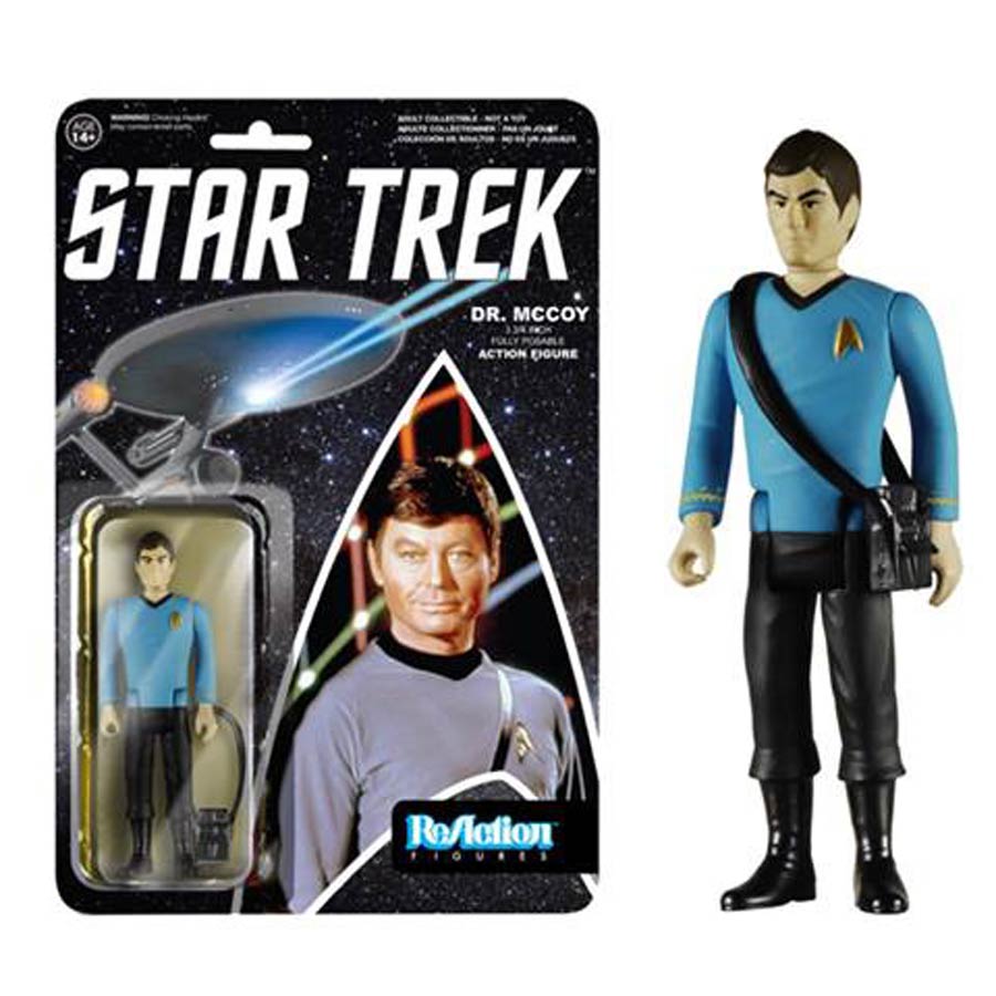 ReAction Star Trek Dr McCoy 4-Inch Action Figure