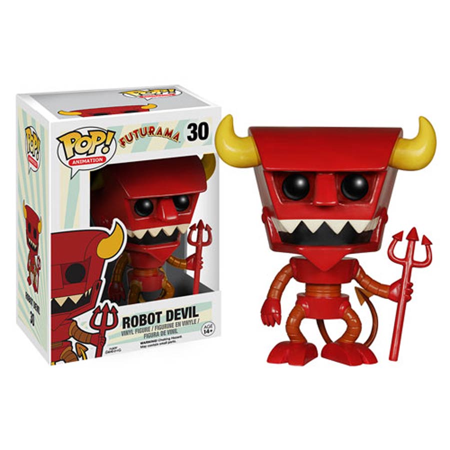 POP Animation 30 Futurama Robot Devil Vinyl Figure