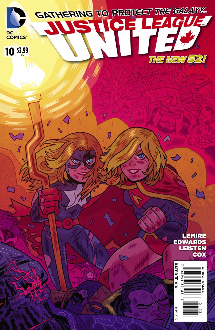 Justice League United #10 Cover C Incentive Dan Hipp Variant Cover