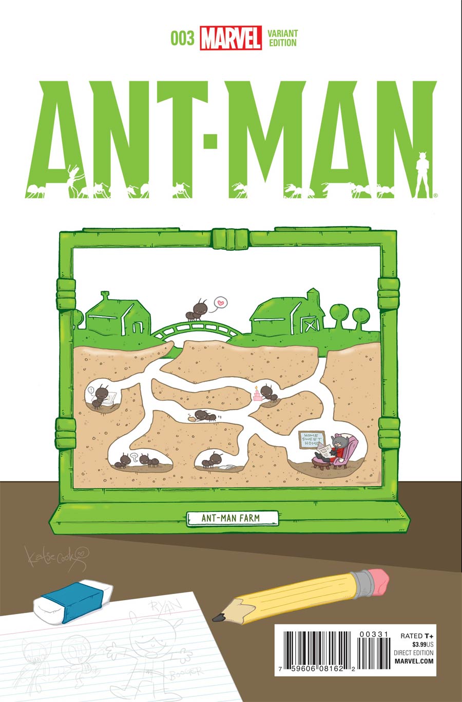 Ant-Man #3 Cover B Variant Women Of Marvel Cover