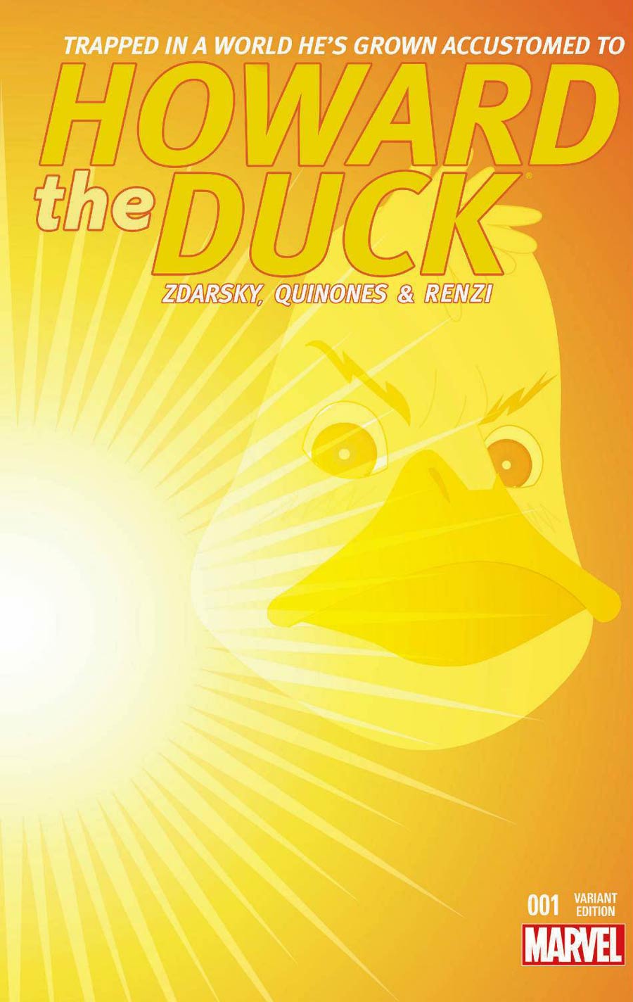 Howard The Duck Vol 4 #1 Cover B Variant Evolution Of Howard Chip Zdarsky Cover (Filled Randomly)