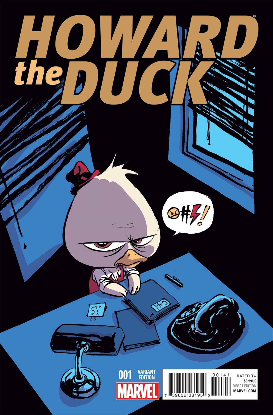 Howard The Duck Vol 4 #1 Cover C Variant Skottie Young Baby Cover