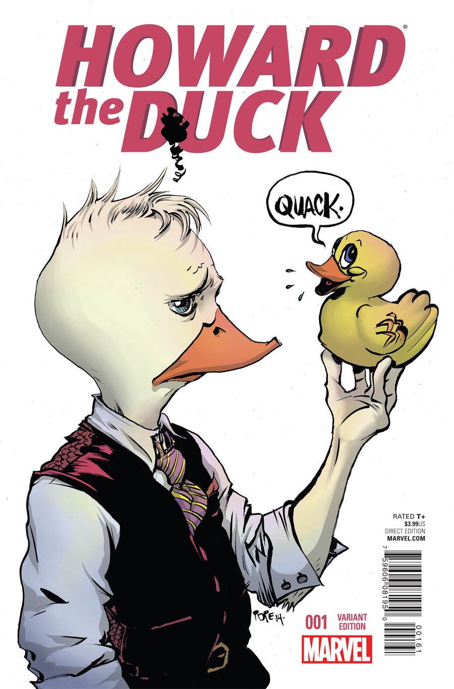 Howard The Duck Vol 4 #1 Cover I Incentive Paul Pope Variant Cover