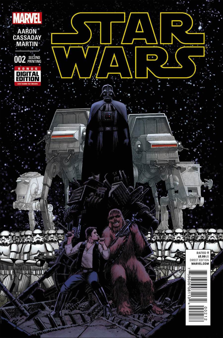 Star Wars Vol 4 #2 Cover G 2nd Ptg John Cassaday Variant Cover
