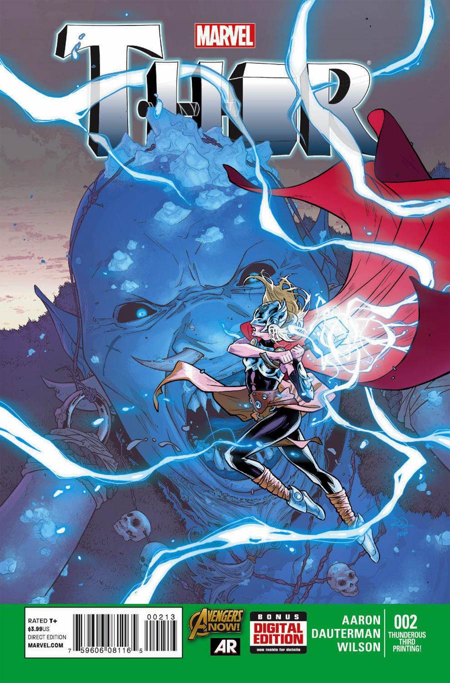 Thor Vol 4 #2 Cover F 3rd Ptg Russell Dauterman Variant Cover