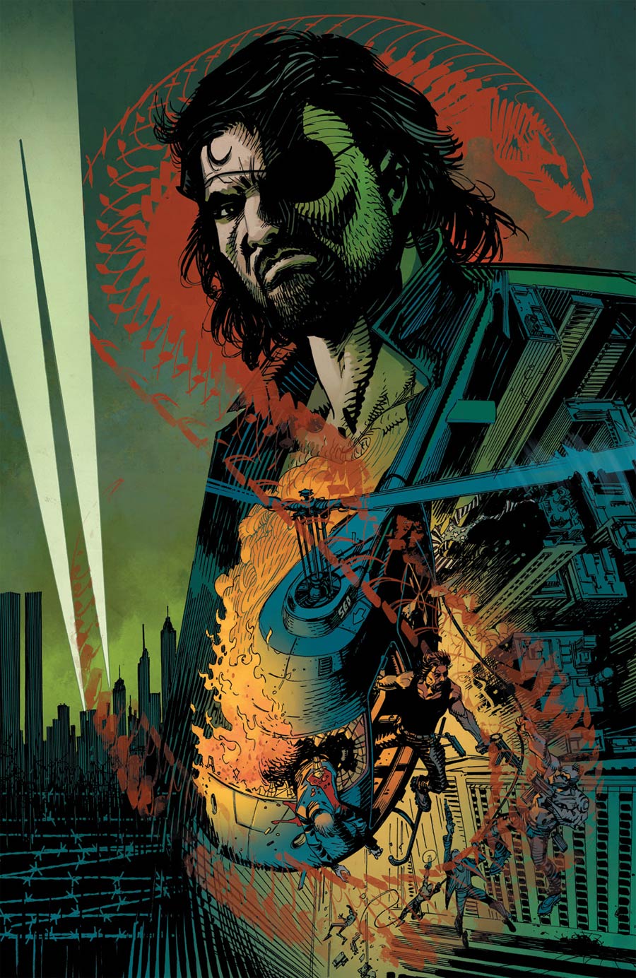 Escape From New York #4 Cover C Incentive John McCrea Virgin Variant Cover