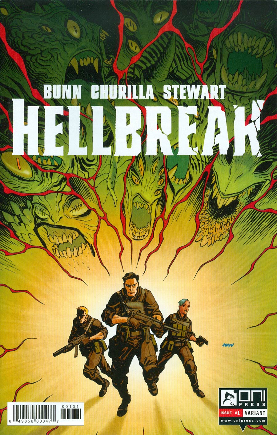 Hellbreak #1 Cover D Variant Dave Johnson Cover