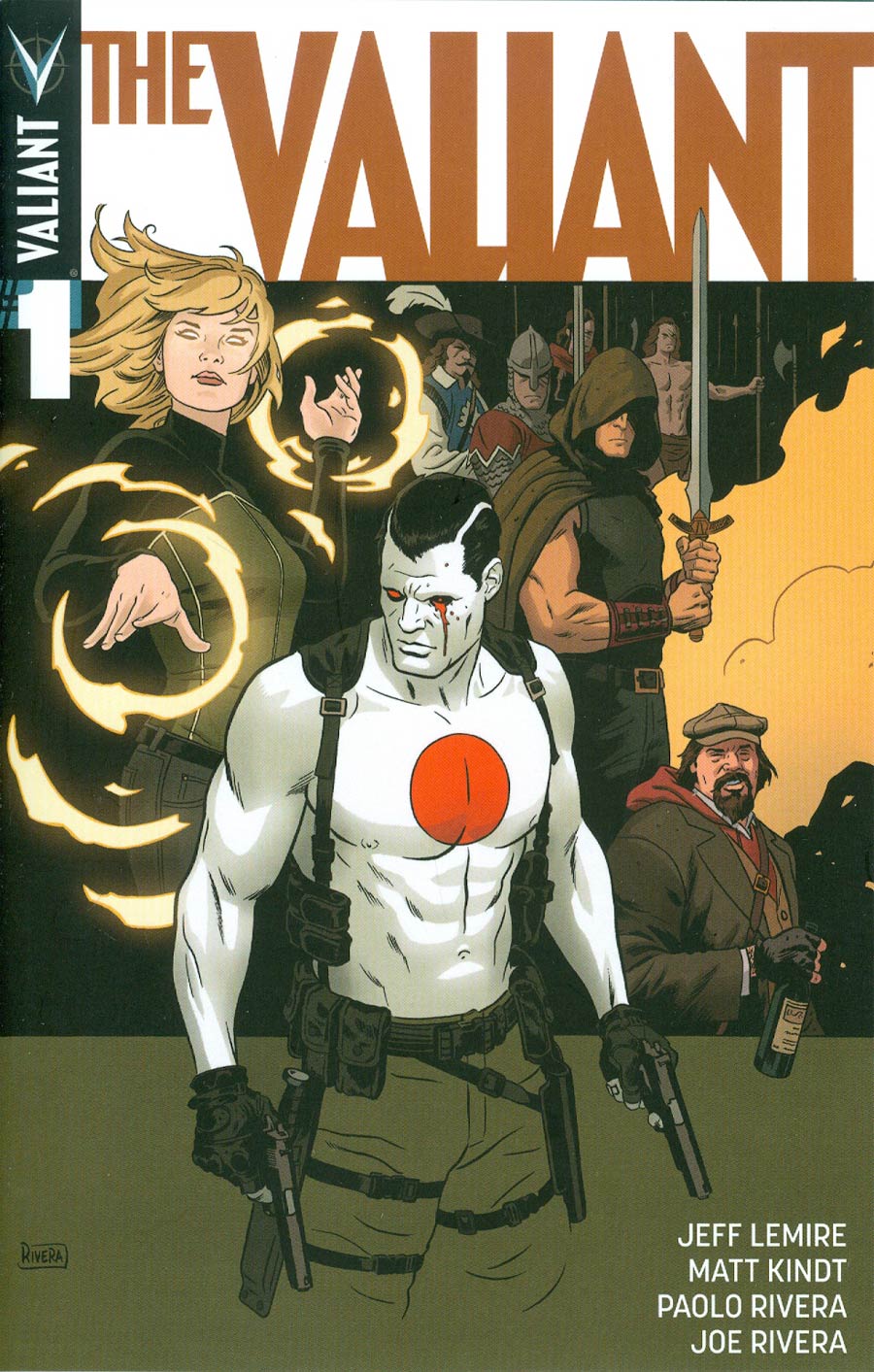 The Valiant #1 Cover I 3rd Ptg Paolo Rivera Variant Cover