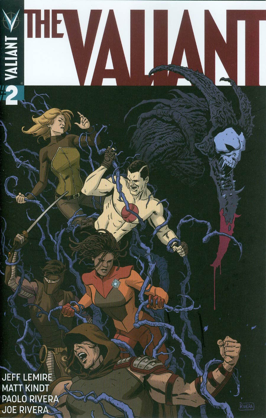 The Valiant #2 Cover F 2nd Ptg Paolo Rivera Variant Cover