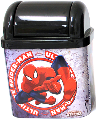 Spider-Man Flip Lid Desktop Tin - Ultimate Circle Black