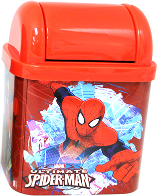 Spider-Man Flip Lid Desktop Tin - Ultimate Web Red