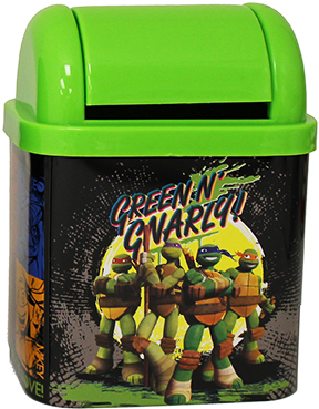 Teenage Mutant Ninja Turtles Flip Lid Desktop Tin - Green N Gnarly
