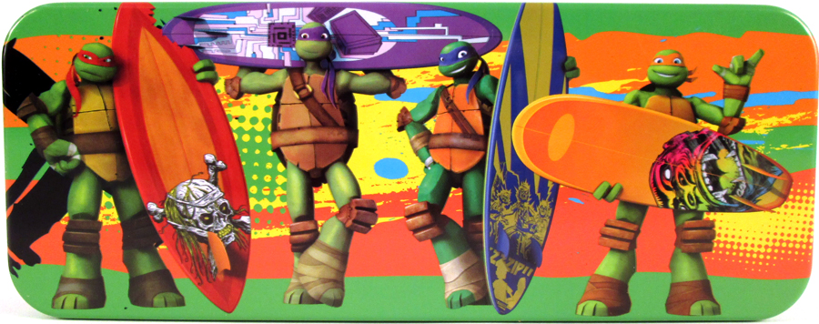 Teenage Mutant Ninja Turtles Small Catch-All Tin - Surfboards Green