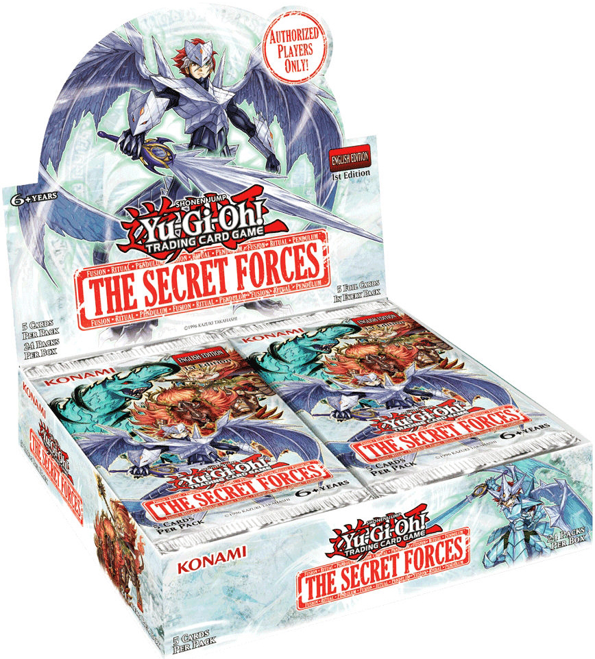 Yu-Gi-Oh The Secret Forces Booster Display Of 24 Packs