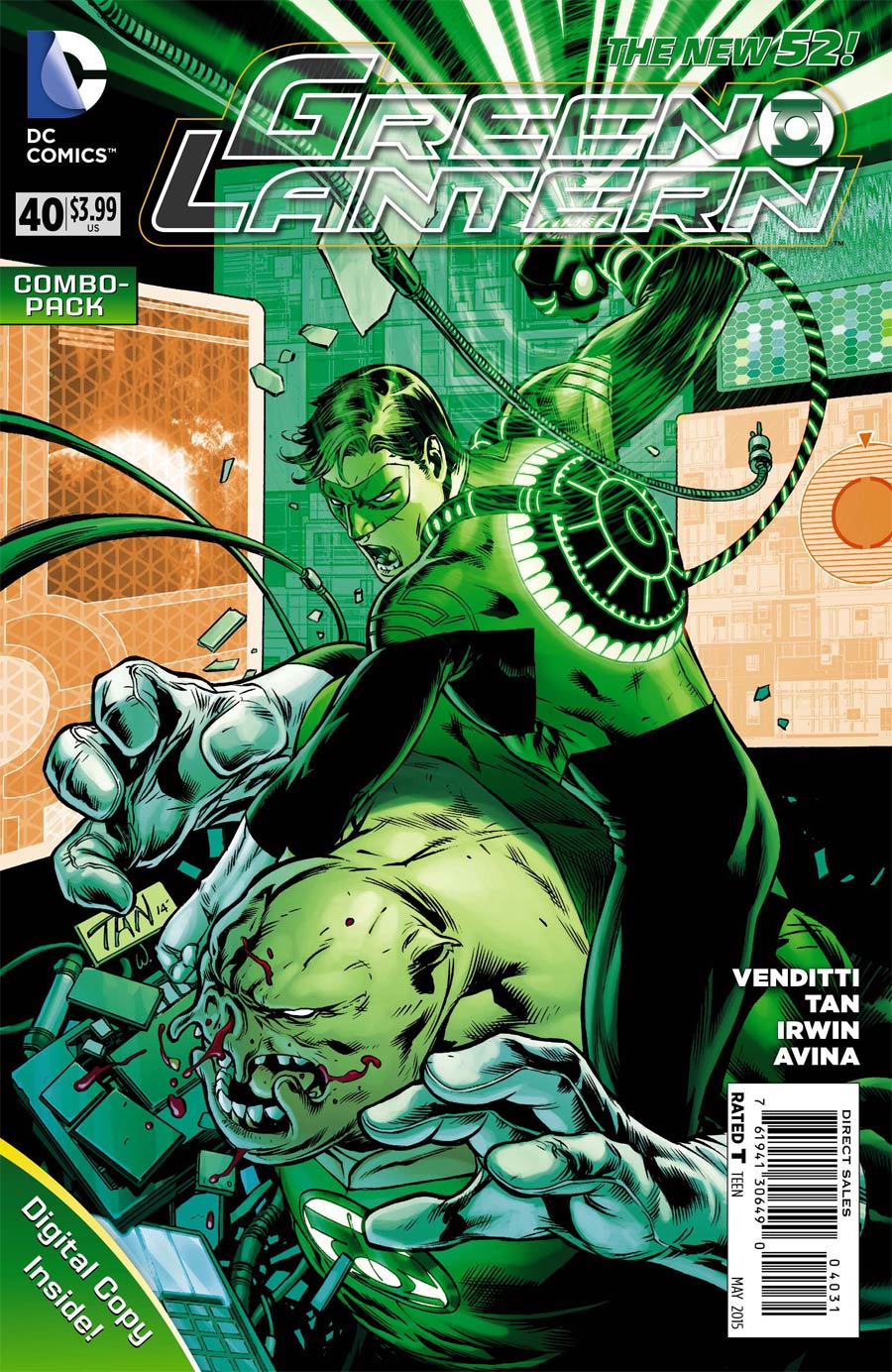 Green Lantern Vol 5 #40 Cover D Combo Pack Without Polybag