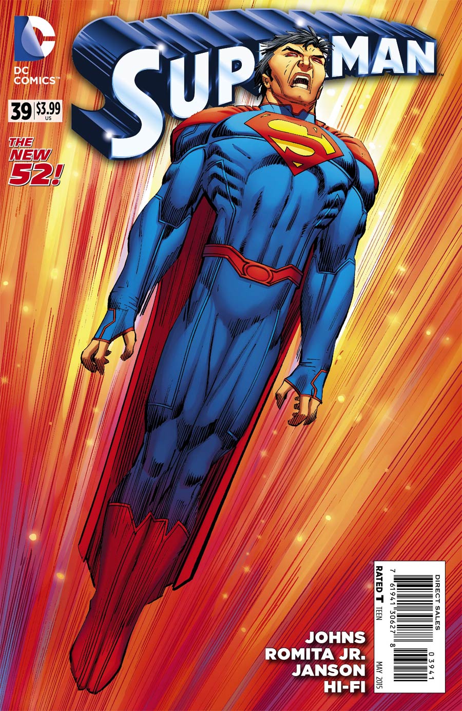 Superman Vol 4 #39 Cover F Incentive John Romita Jr Variant Cover