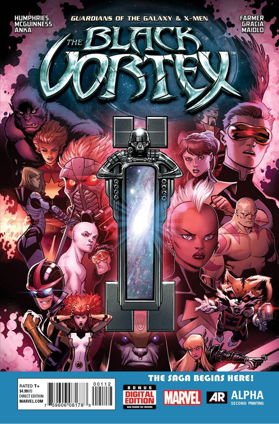 Guardians Of The Galaxy & X-Men Black Vortex Alpha #1 Cover E 2nd Ptg Ed McGuinness Variant Cover