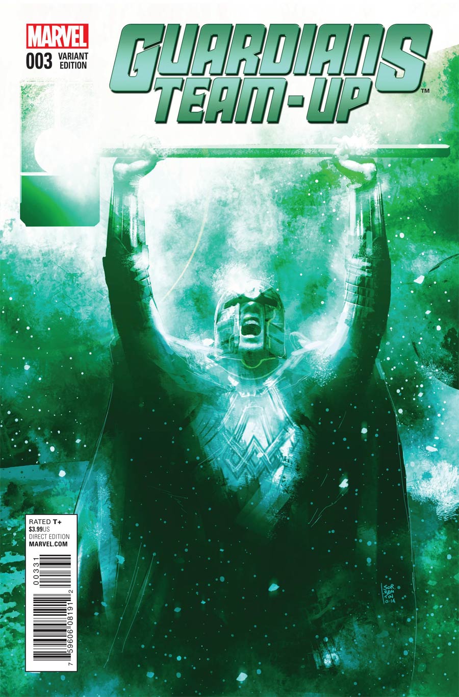 Guardians Team-Up #3 Cover B Incentive Andrea Sorrentino Cosmically Enhanced Variant Cover (Black Vortex Part 6)