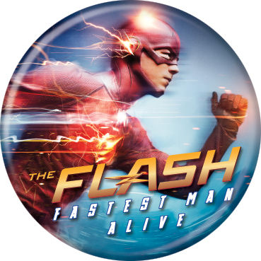DC Comics 1.25-inch Button - Flash TV Fastest Man Alive (84364)
