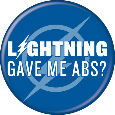 DC Comics 1.25-inch Button - Flash TV Lightning Gave Me Abs (84373)