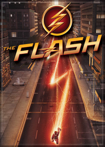 DC Comics 2.5x3.5-inch Magnet - Flash TV Logo And Speeding (71560DC)