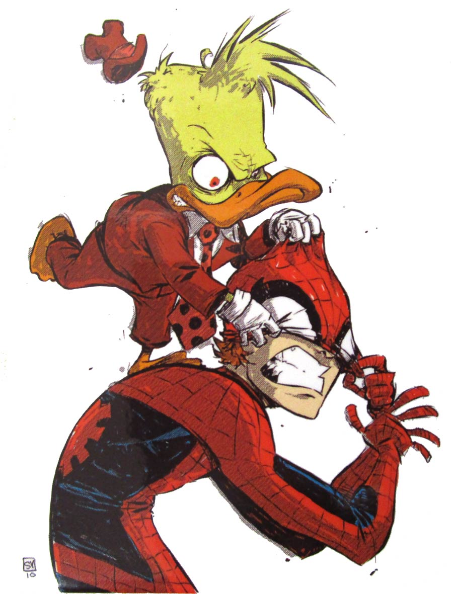 Marvel Comics 2.5x3.5-Inch Magnet - Spider-Man Back In Quack (71614MV)