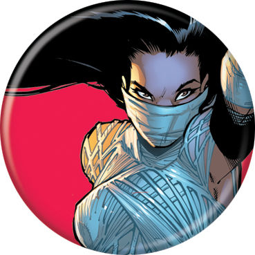 Marvel Comics 1.25-inch Button - Silk On Red (84383)
