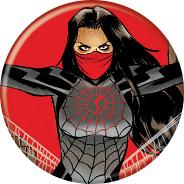 Marvel Comics 1.25-inch Button - Silk With Webs (84404)